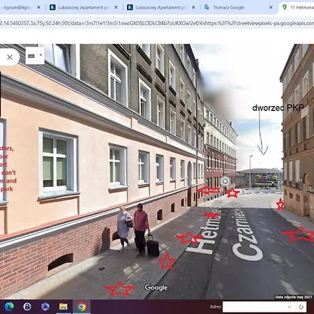 Luksusowy Przy Dworcu Апартаменты Щецин